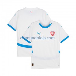 Camisola Chéquia Homem Equipamento Segundo Euro 2024 Manga Curta